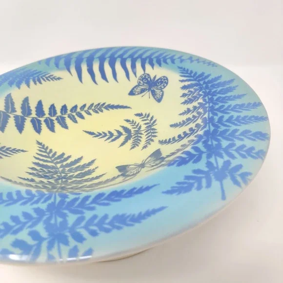 Moorland Chelsea Works Burslem Studio Pottery Stand Bowl Trinket Pin Dish Trial
